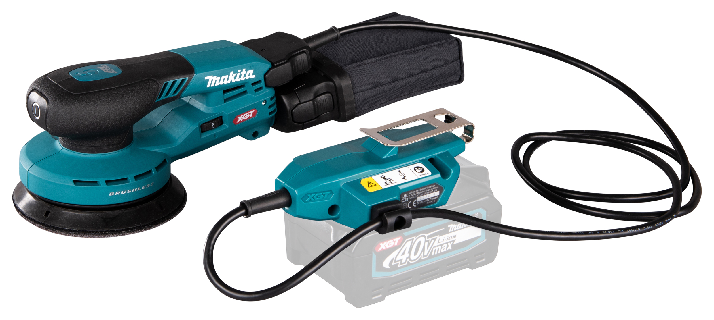 Makita BO001CGZ Aku Excen.Brúska 125 Mm 40 V Max XGT