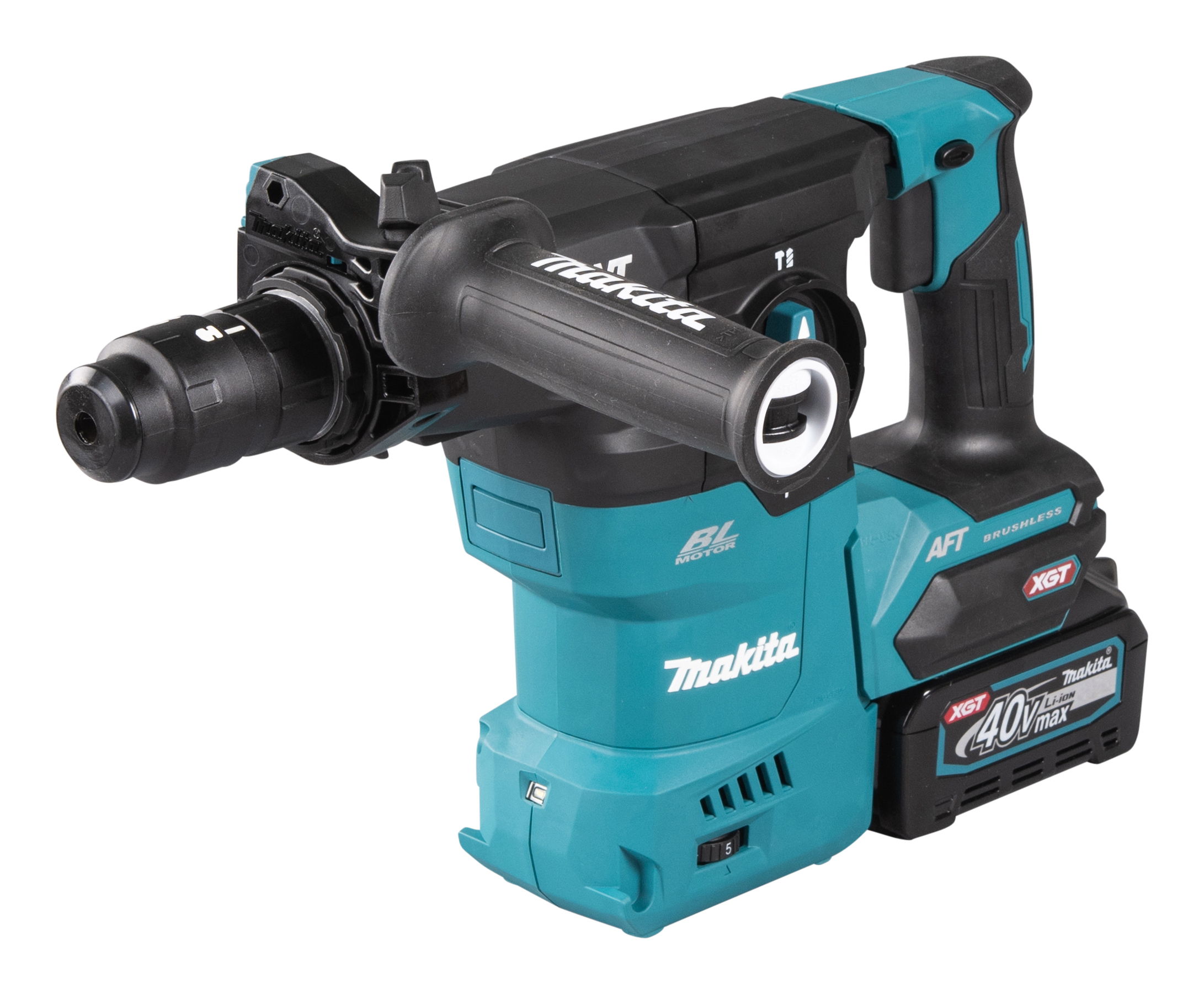 Makita HR009GU202 – aku vŕtacie kladivo SDS-plus 30mm XGT 40V max (2x aku + nabíjačka)