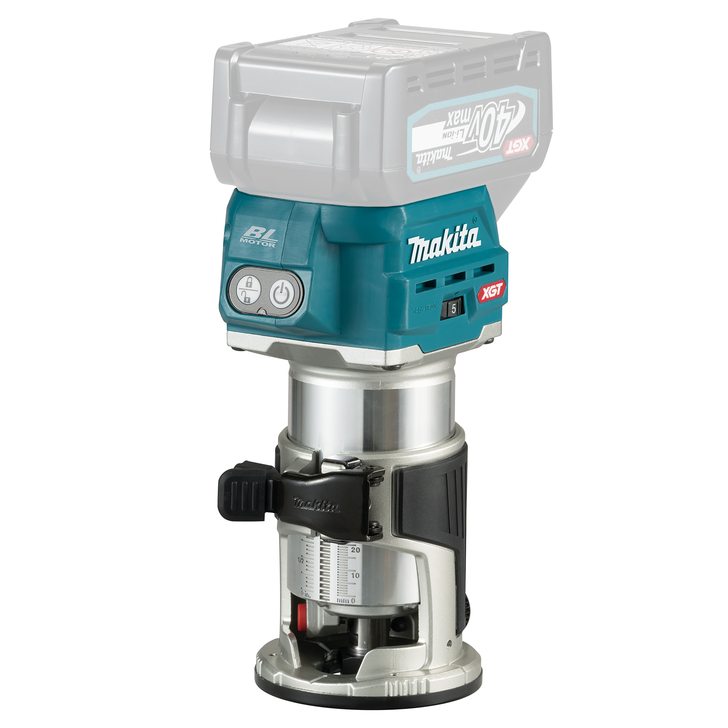 Makita RT001GZ17 Aku Jednoručná Fréza 40 V Max XGT