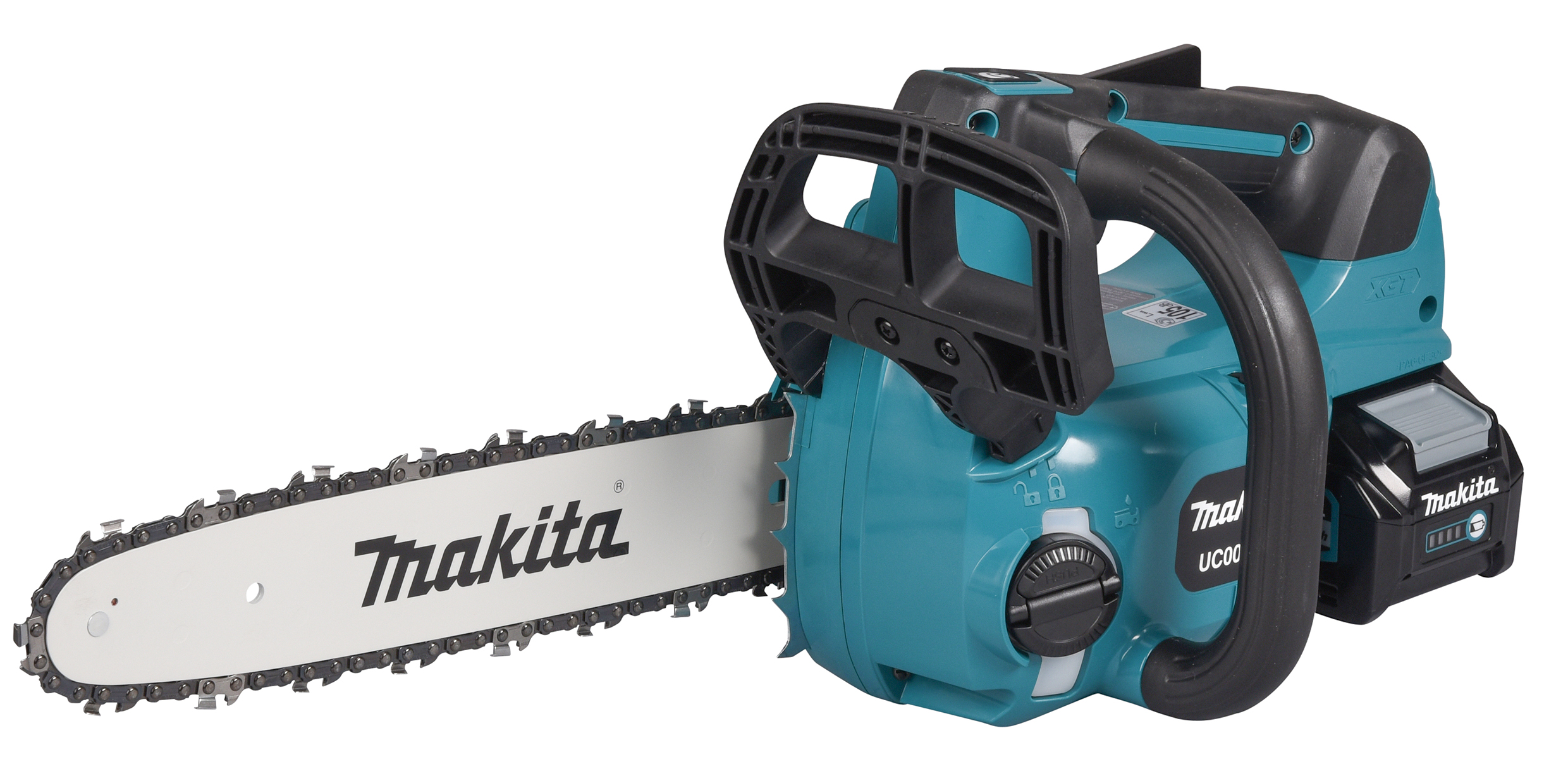 Makita UC003GU101 – aku reťazová píla 30cm XGT 40V max (aku + nabíjačka)