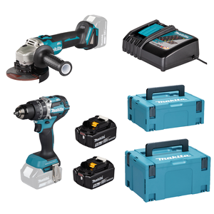 SET Perceuse frappeuse + Meuleuse angulaire