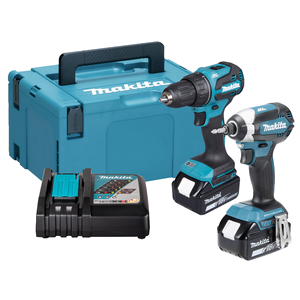 Akumuliatorinių įrankių komplektas