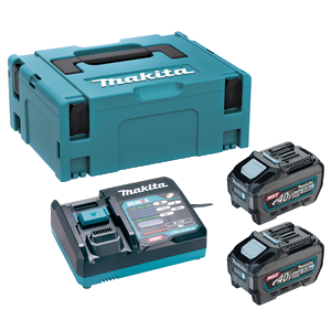 Pack énergie XGT® 2x BL4050F + 1x DC40RA en MAKPAC
