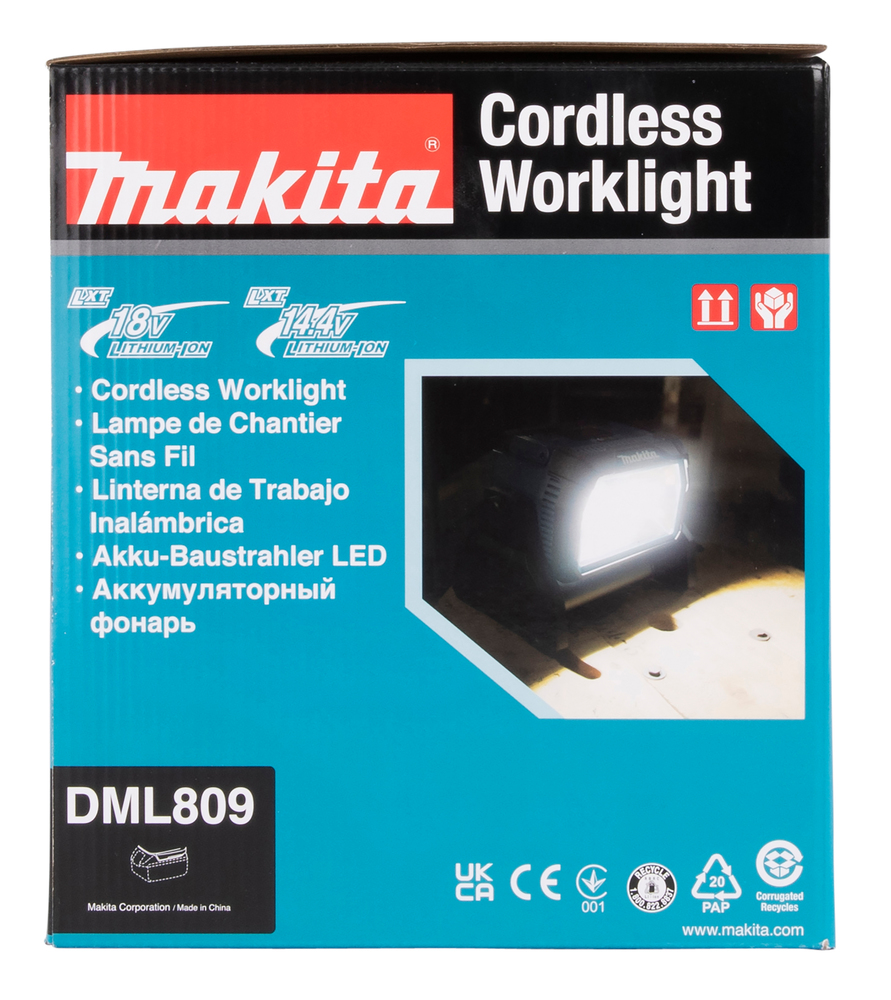 Makita Lampe de chantier LED LXT DML810
