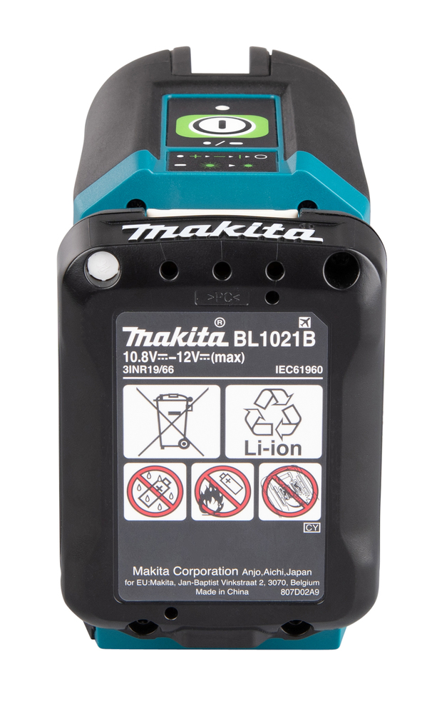 Makita SK20GDZ Multiline Laser Green 12V excl. batteries and charger in bag