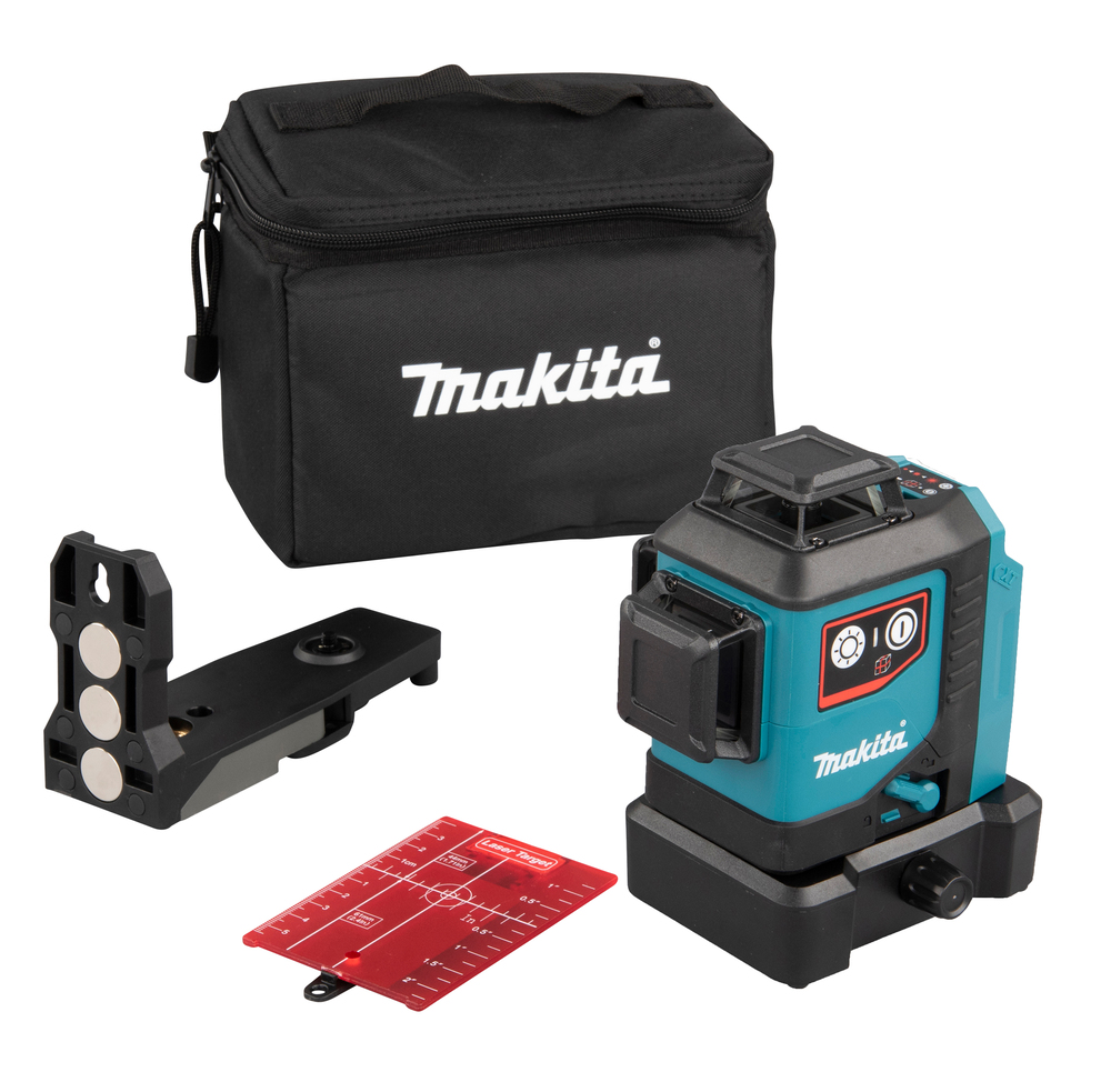 Nivel a Laser 360 graus a Bateria 12V CXT Makita Vermelho SK700D