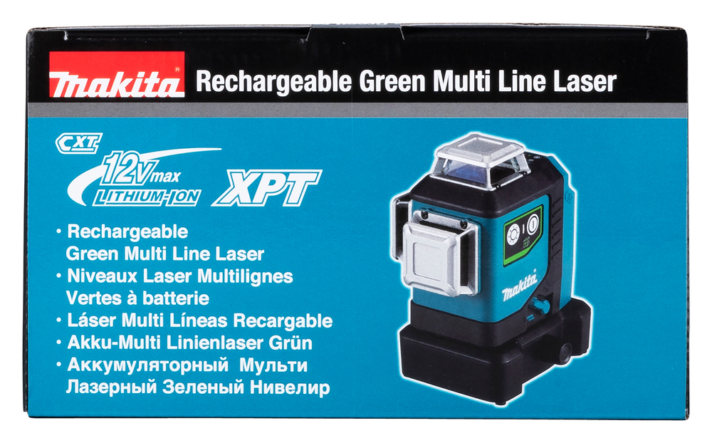 Makita - SK10GD - Nivel laser con lineas, 10 m, +/- 1 mm / m, 3