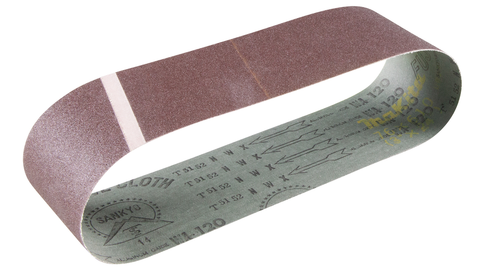 7942415 Abrasive belt 76 x 610 mm, 120G, Wood / Metal, 10 pcs