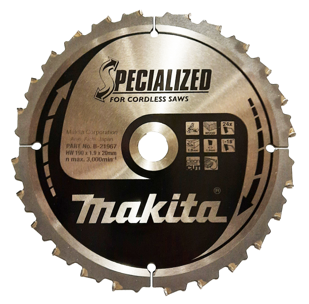 Makita 190 x 20 blade new arrivals