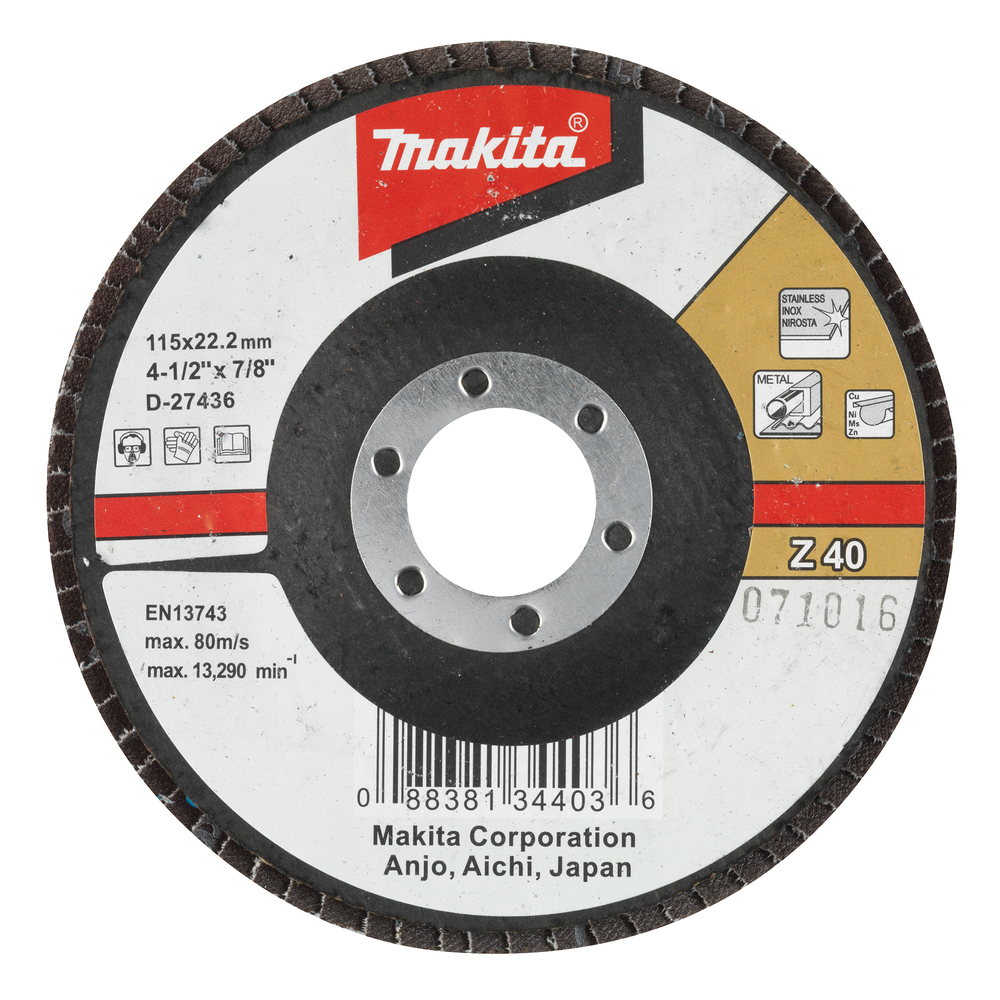 D-27436 - Flap disc 115mm