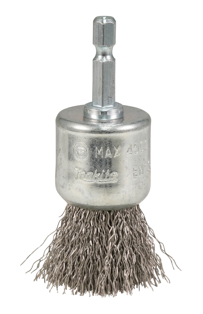 Mercer 5-Pack Stainless Steel Crimped Wire End Brushes – 1/4" Shank For Die Grinder