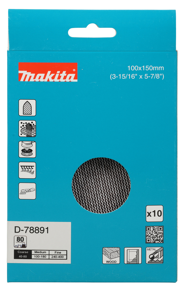 Lot De 21 Feuilles Abrasives Grain 80 - 100x150 Mm, 7 Trous Pour Ponceuse Delta