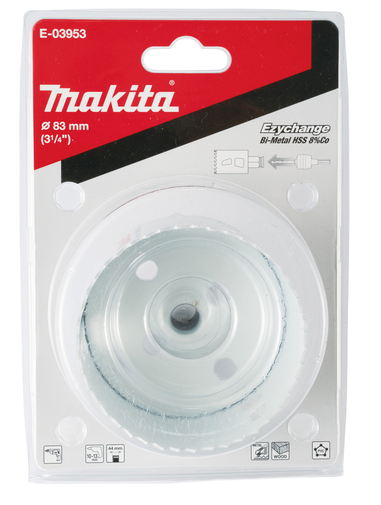 Makita Accessoires Scie cloche 68 mm HSS Bi-métal Blanc