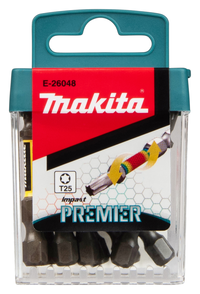 E-26048 - Impact Premier Torsion Bit Set, T25, 10pc