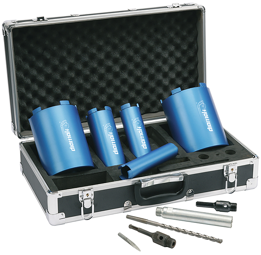 Diamond Core Drill Bit Set, 5 pcs Diamond Core Drill Bit Set, 5 pcs