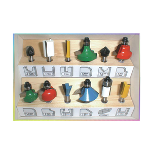 Router Bit Set 8mm, 12PCS