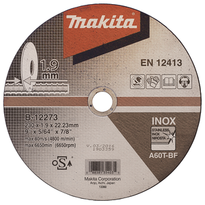 Cut Off Wheel 230 x 1,9 x 22,23 mm, 40 pcs