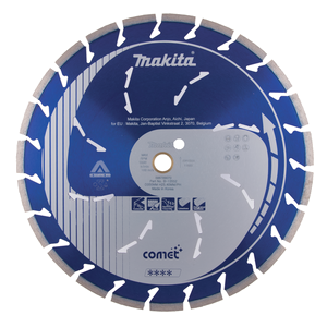 Diamond wheel 350 mm, Comet Rapide, 3DDG, Dry & Wet
