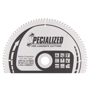 Circular saw blade, Specialized T.C.T, 305 x 30 mm, 96 T