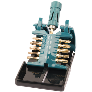 Screw bit set Impact gold, 11 pcs