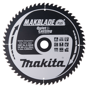 Sirkelsagblad Makblade+ T.C.T., 305 x 30 mm, 60 T