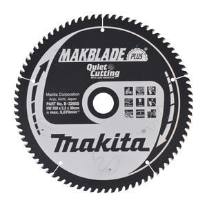 Lame de scie MAKBLADE+ 260/30 pour scie à onglets 