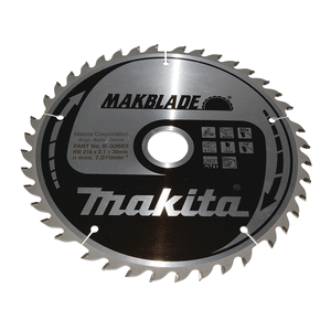 B-32683 - Circular Saw Blade, Makblade, TCT, 216x30mm, 40T