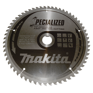 Circular saw blade, Specialized T.C.T, 270 x 30 mm, 60 T