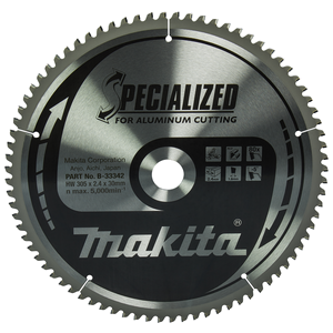 Makita Disco sierra circular , Specialized T.C.T, 305 x 30 mm, 80 D · B-33342