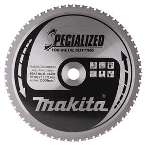 Disco sierra circular , Specialized T.C.T, 305 x 25,4 mm, 60 D 