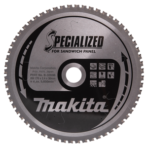 Circular saw blade, Specialized T.C.T, 270 x 30 mm, 60 T