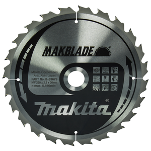 Sirkelsagblad Makblade T.C.T., 260 x 30 mm, 24 T