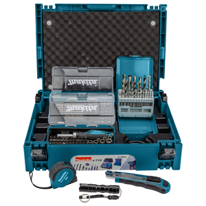 Makita Maletín de accesorios Makpac 116 pcs · B-49884