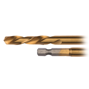 B-51041 - Metalliporanterä HSS-Tin 10,0 mm, 1/4" bitsikiinnitys