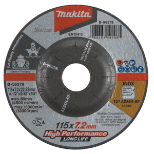 Makita Disco esmerilador 22,23 x 115 mm · B-56378