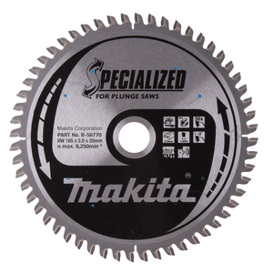 Circular Saw Blade, Specialized T.C.T, 165 x 20 mm, 56 T