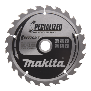 Disco sierra circular , Efficut T.C.T, 165 x 20 mm, 25 D 