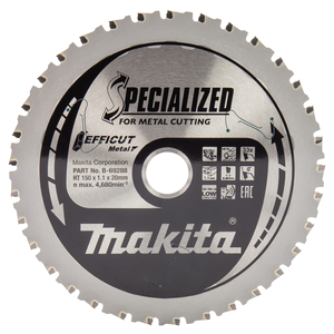 Пильный диск по металлу EFFICUT, 150 x 20 x 0.95 x 33T