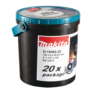 Makita Discos de desbarbe METAL 125x6,0x22,23mm · D-18465-20
