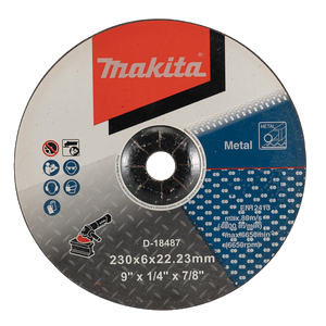 Disco abrasivo a centro depresso per metallo Ø 230mm