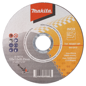 Trennscheibe INOX 125x1,2mm 
