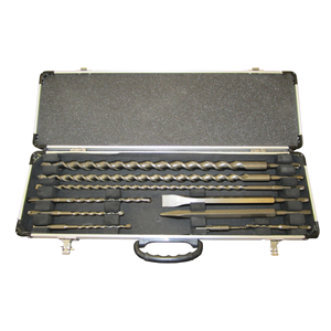 Makita D-21191 Drill And Chisel Set SDS-Plus 10 Pcs. + Case