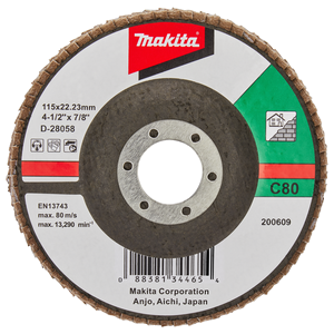 Makita Disco de láminas 115mm · D-28058