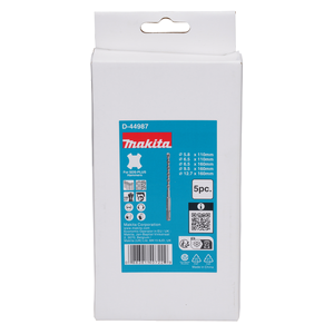 Standard SDS-Plus Drill Bit Set, 5 pcs