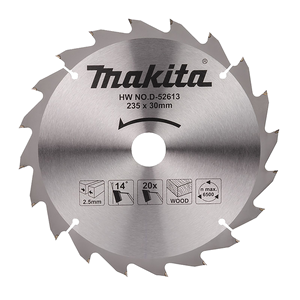 Makita Disco sierra circular , Standard T.C.T. 235 x 30 mm, 20 D · D-52613