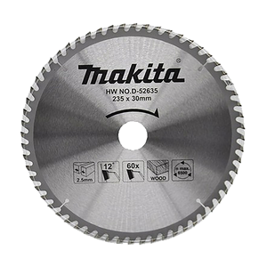 Makita Disco sierra circular , Standard T.C.T 235 x 30 mm, 60 D · D-52635