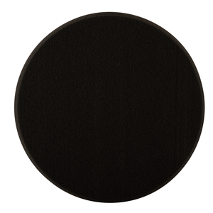 Polierpad Schaumstoff, schwarz, 190 mm