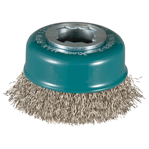 Cup Brush, Crimped Wire, 75 mm, X-LOCK