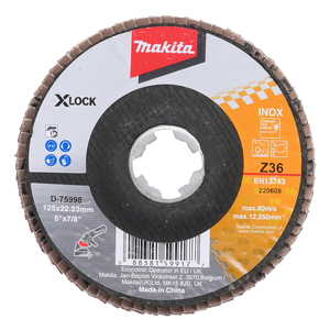 Lapeliniai diskai X-Lock, 125 mm, Z36 