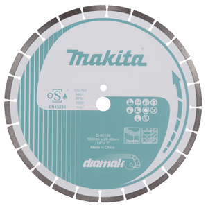 Diamantklinga 350 x 25,40 mm